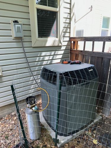 Condensing unit replacement before