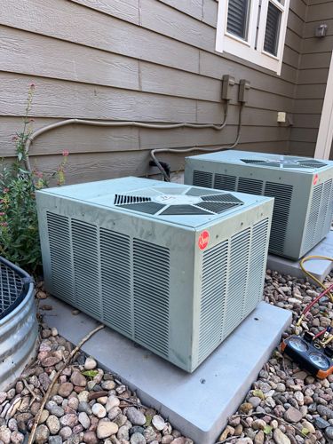 Condensing unit replacement before